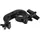 Riggatec Halbschellenhaken - Multi Clamp schwarz bis 250 kg (48-51 mm)