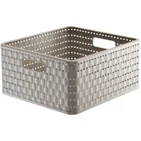 Rotho Aufbewahrungskorb Country 32,8 x 30 x 16 cm braun