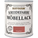 Rust-Oleum Möbellack Kreidefarbe Ziegelrot Matt 750 ml