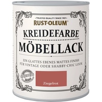 Rust-Oleum Möbellack Kreidefarbe Ziegelrot Matt 750 ml