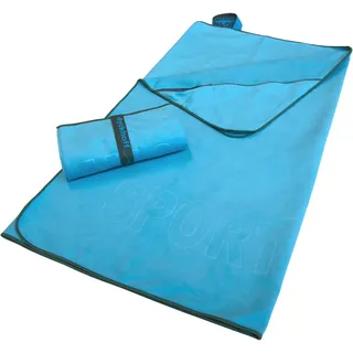 Dyckhoff Mikrofaser Handtuch mit Reißverschluss 60 x 120 cm karibik