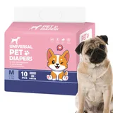 Firulab Windeln für Hunde, Windelhosen für Haustiere,Haustier-Hundehose-Windel - Super saugfähiges Haustier-Reinigungsgerät für mittelgroße, kleine und große Hunde