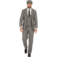 WILBERS & WILBERS Herren Kostüm 20er Jahre Jacke Grau Karneval Fasching The Roaring Twenties 20's