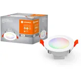 LEDVANCE SMART+ WiFi LED-Einbauleuchte Downlight RGBTW Weiß Ø 8,6 cm