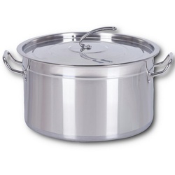 HOOZ Kochtopf Gastronomie Suppentopf Ø 30×20 cm 15 Liter für alle Herdarten Ø 30 cm x 30 cm x 20 cm