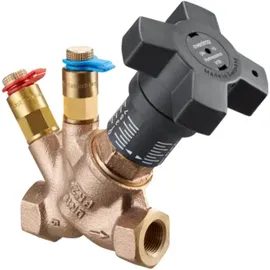 OVENTROP Hydrocontrol Strangregulierventil 1688712 DN 40, PN 25, beiderseits Innengewinde, Rotguss