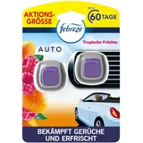 Febreze Autoduftspender CAR Tropische Früchte fruchtig 2x2 ml, 1 St.