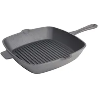 SANTOS Grillpfanne 26 x 26 cm Gusseisen schwarz