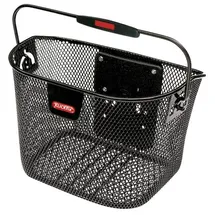 KLICKfix Vorderradkorb Mini schwarz engmaschig