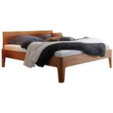 Hasena Massivholzbett Lisiano 200 x cm Holz Eiche cognac