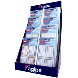 agipa Sortiment Buchetiketten, im Display