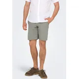 Only & Sons Chinoshorts "Onsmark" in Grün - XXL