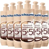 Schauma Haarkur 5&5 Multitalent-Kur Reparierend 300ml, 6x 300ml, 5&5 Kur, 6-tlg., intensive Reparatur, weniger Haarbruch, Splissversiegelung, Vegan