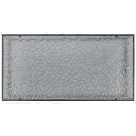 SalesFever Couchtisch Schwarz Metall, Glas, rechteckig, eckig, 55x45x110 cm Wohnzimmer, Wohnzimmertische, Couchtische