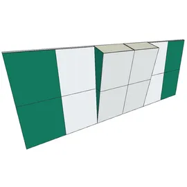Kletterwand Boulderwand-Bausatz Indoor Basic Höhe 2,98 m