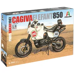 Italeri Cagiva Elephant 850, Motorradmodell, Montagesatz, 1:9, Cagiva Elefant 85