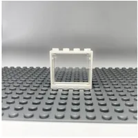 LEGO LEGO® 1x4x3 Transparent Weißer Rahmen für Haus, Gebäude