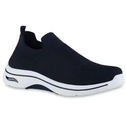 Herren Slip Ons in Dunkelblau
