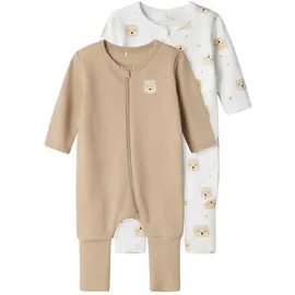 NAME IT Oxford Bear Schlafanzug 2 Einheiten Oxford Tan 3 Jahre