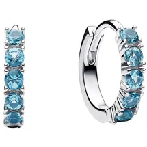 Pandora Creolen 293849C01 Hellblau Silber