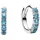 Pandora Creolen 293849C01 Hellblau Silber