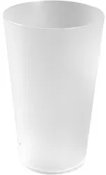 ABENA® Mehrweg Trinkbecher, PP, Ø 8,5 cm, 50 cl 1999903796 , 1 Packung = 12 Stück