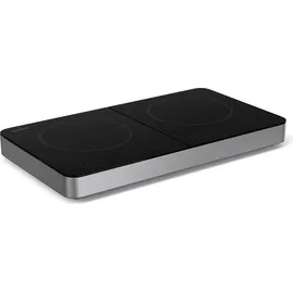 Klarstein Elektro Kochplatte Induktion, Induktionskochfeld mit 2 Platten 3500W für Camping & Zuhause, 2er