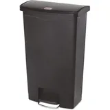 Rubbermaid Slim Jim Kunststoff Pedal vorne 68 l black