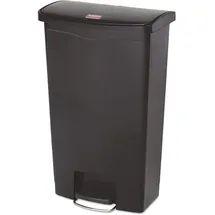 Rubbermaid Slim Jim Kunststoff Pedal vorne 68 l black