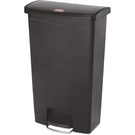 Rubbermaid Slim Jim Kunststoff Pedal vorne 68 l black