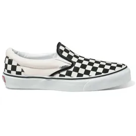 Vans Classic On Turnschuhe Ohne Schnürsenkel Checkerboard Black / White 32