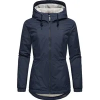 Ragwear Damen Jacke, Dankka Warm 3XL Blau, 3XL