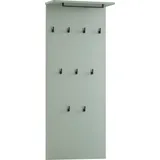 Schildmeyer MÖBELPARTNER Wandgarderobe Janne 153015 grün Holz 9 Haken 50,0 x 110,6 cm