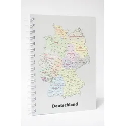 ADINA Premium Collegeblock Kollegblock "Deutschland" A5 dotted (gepunktet) 80 Blatt 90g/qm