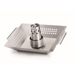 Napoleon Grillguthalter Edelstahl Geflügelhalter und Wok