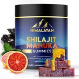 Shilajit Mumijo & Manuka Honig UMF 25 | Premium Fruchtgummis | Mit Humin- & Fulvinsäure, reich an Mineralien & Mikronährstoffen