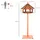 PawHut Vogelhaus Holz Länge: Ø52 cm - beige