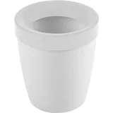 SUNWARE Tiglo Tischabfalleimer 1,5 L weiß 14 x 14 x 22 cm - Weiß