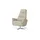Max Schelling Sessel Elmira Leder 81 x 120 x 92 cm Creme elektrisch, drehbar