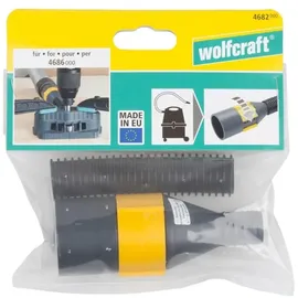 WOLFCRAFT Absaugadapter m. Schlauch f. 4686000 - 4682000