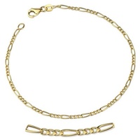 Firetti Goldarmband »Schmuck Geschenk Gold 333 Armkette Figarokette«, 75200520-23 gelbgoldfarben