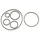 Pollin-Choice Vierkant-Antriebsriemen 1,2 mm, Ø 18 mm, 30 mm