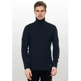 RUSTY NEAL Rollkragenpullover Blau XXL