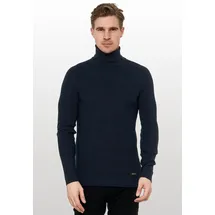 RUSTY NEAL Rollkragenpullover Blau XXL