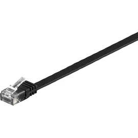 goobay Flachkabel U/UTP Cat6 schwarz 10, 0m 95381