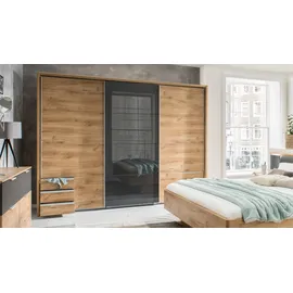 Die Möbelfundgrube Schwebetürenschrank Valencia 270 x 0 x 0 cm Grau