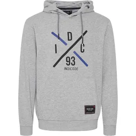 Indicode Hoodie Grau L