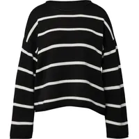 s.Oliver Gestreifter Pullover im Relaxed Fit Schwarz L