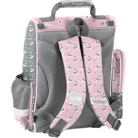 PASO Schulranzen für Mädchen Panda Rosa - Rosa