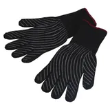 Master Class Ofenhandschuhe 2 x 32 cm Kunststoff Schwarz